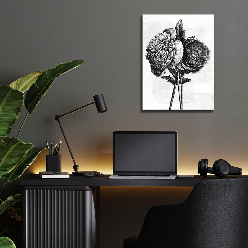 «Spa Botanical», art mural en verre acrylique, H 16 po x l 12 po x P 0,13 po