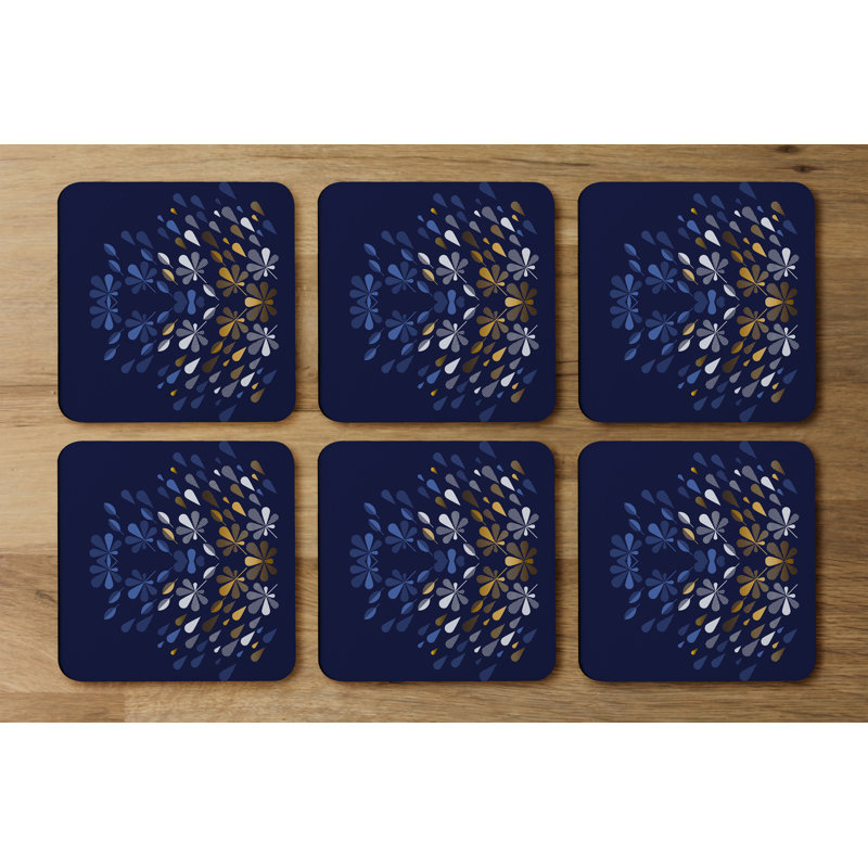 Square 6 Piece Coaster Set
