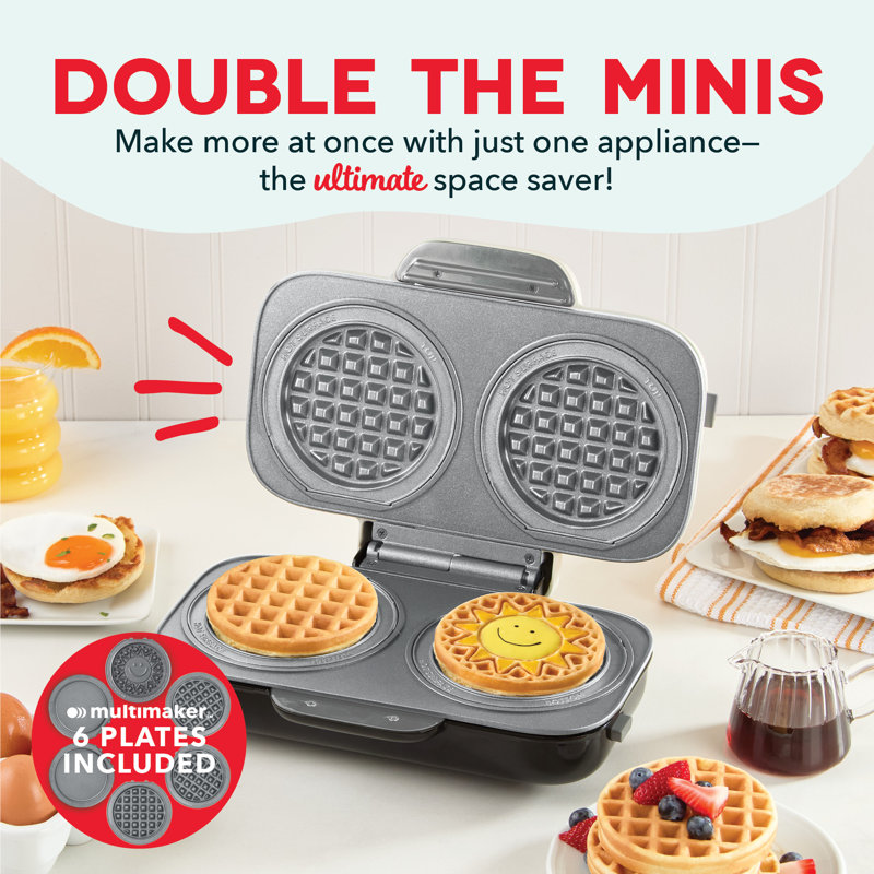 MultiMaker Double Mini Maker System 6 Plates
