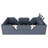 Upholstered Platform Bed with Rabbit Cushion-479619235