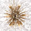 12-Light Crystal Dandelion Starburst Sputnik Chandelier