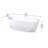 Turner 67" x 32" Freestanding Soaking Acrylic Bathtub