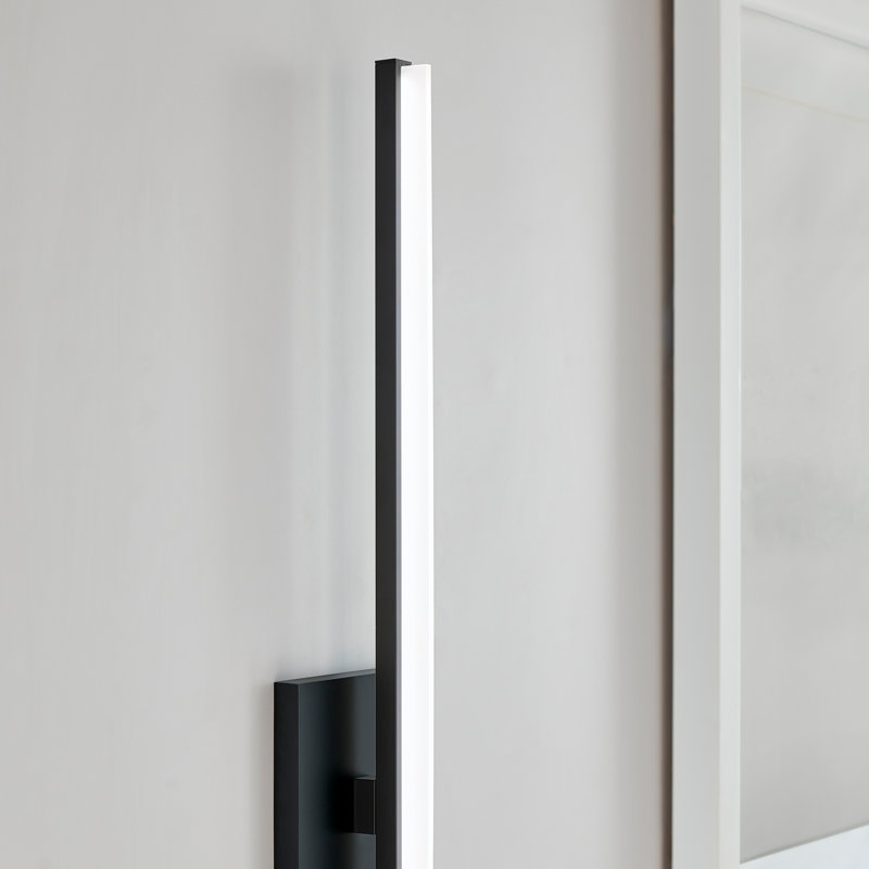 Kenway 1 - Light LED Armed Sconce, Matte Black