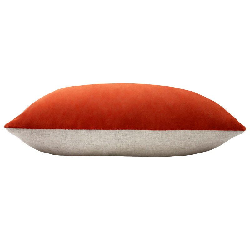 Contra Rectangular Throw Cushion, Orange