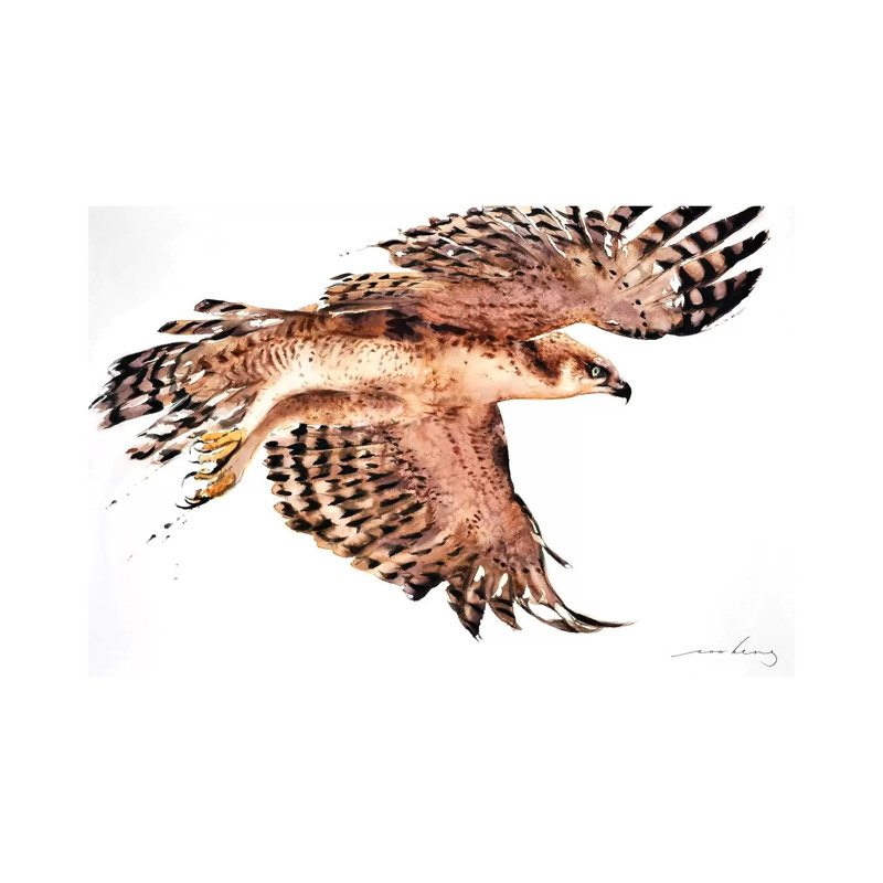 Soar like Eagle II 1 Piece Wrapped Canvas Painting, 66.04 cm H x 45.72 cm W x 1.91 cm D