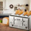 Grille-pain rétro en acier inoxydable, 4 tranches, 1625W