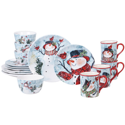 Greyce Piece Ceramic Dinnerware Set - Service for 4