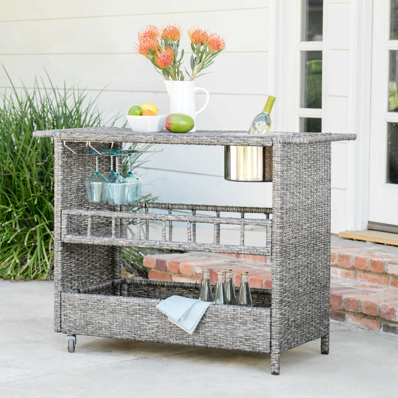PUERTA WICKER BARCART