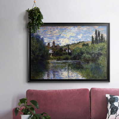 Vue de Vetheuil, 1880, reproduction d'art sur toile