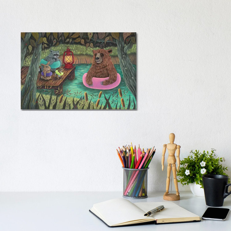 May We Join You 1 Piece Wrapped Canvas Painting, 20.32 cm H x 30.48 cm W