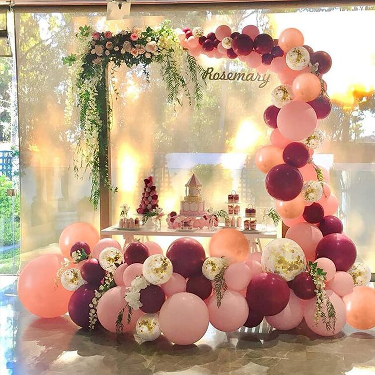 125Pcs Party Balloon Arch Garland Kit Decorations With Tool For Graduation  Wedding Birthday