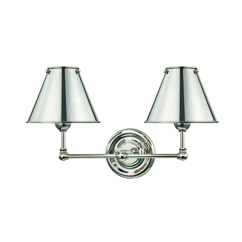 Classic No.1 Wall Sconce by Mark D. Sikes, Polished Nickel