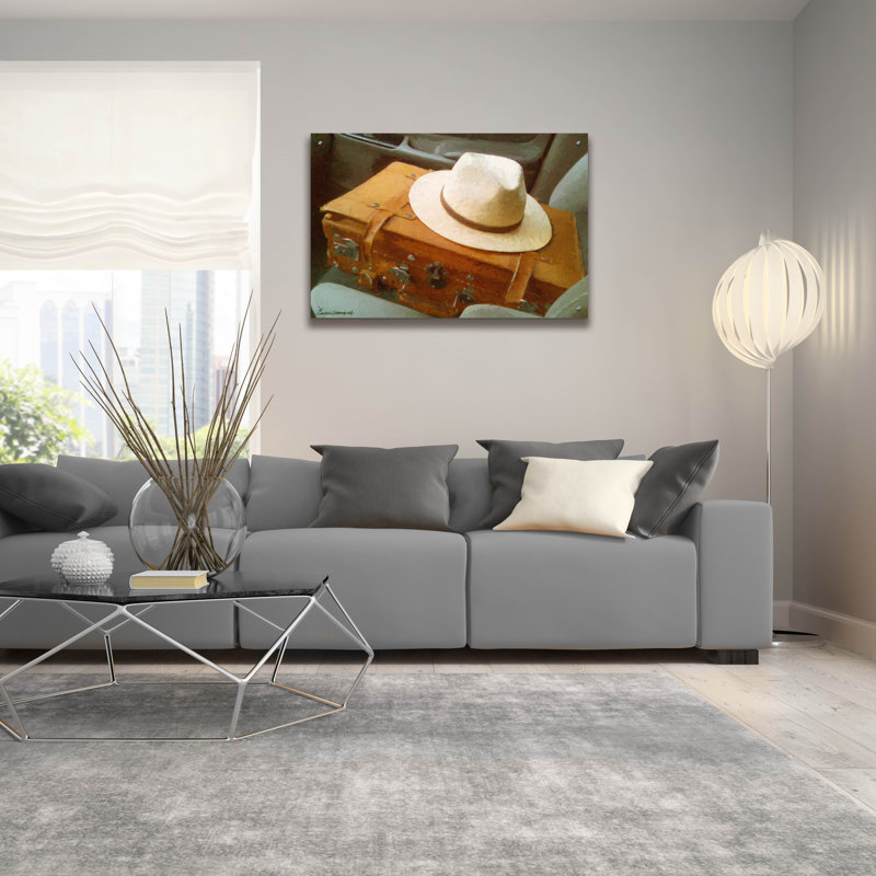 «The End» par Carlos Casamayor, art mural en verre acrylique, H 24 po x l 36 po x P 0,2 po