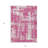 3' X 5' Blush And Ivory Abstract Washable Indoor Outdoor Area Rug