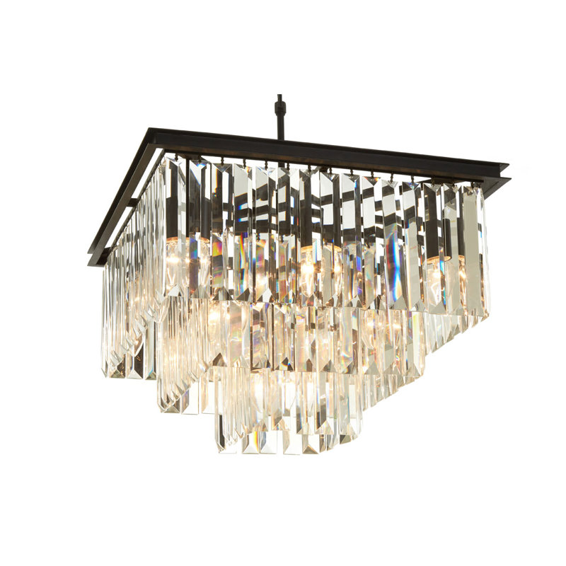 Berman - Light Black Crystal Pendant