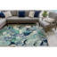 Tapis bleu touffeté à la main Walczak-421135539
