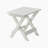HIPS Foldable Small Table And Chair Set With 2 Chairs And Rectangular Table  White