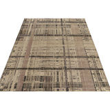 Distressed Homage Hand Knotted Wool Striped Area Rug