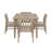 Amina 4 - Person Outdoor Dining Set with Cushions