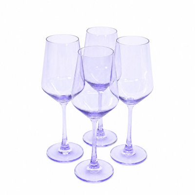 Ensemble de 6 verres à vin Lady Lavender