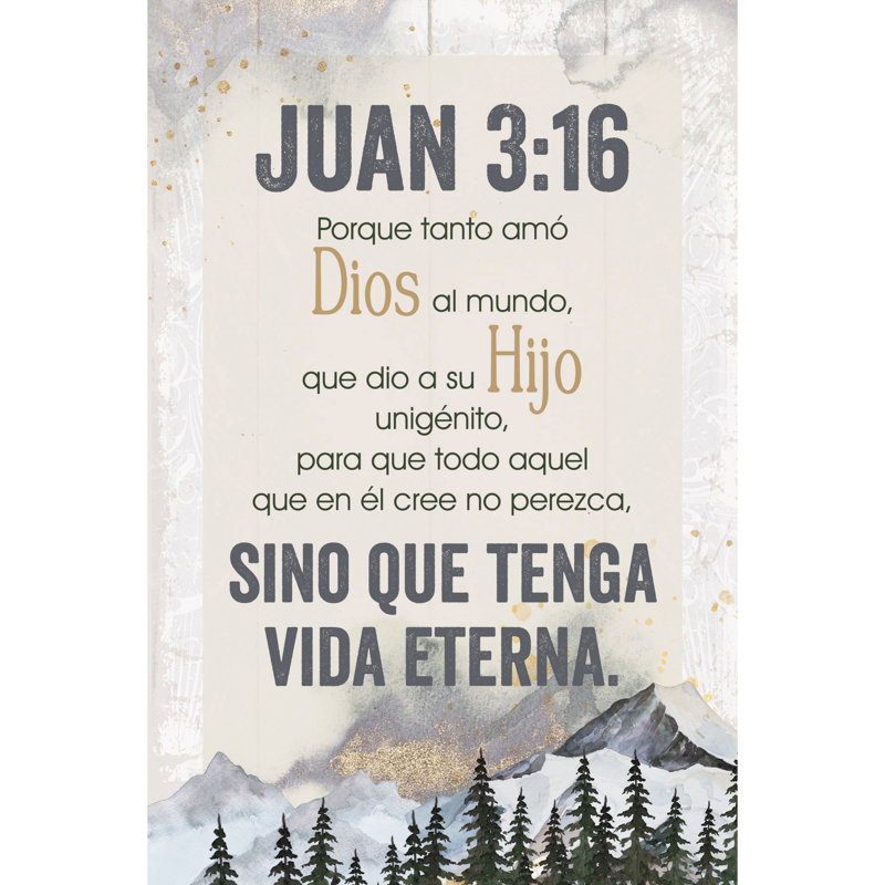 Plaque Juan en bois 3: 16 - 4 po x 6 po