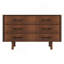 Commode à 6 tiroirs en bois massif Logan