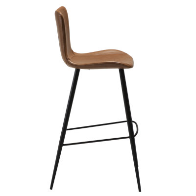Medusa Upholstered Bar Stool with Iron Frame