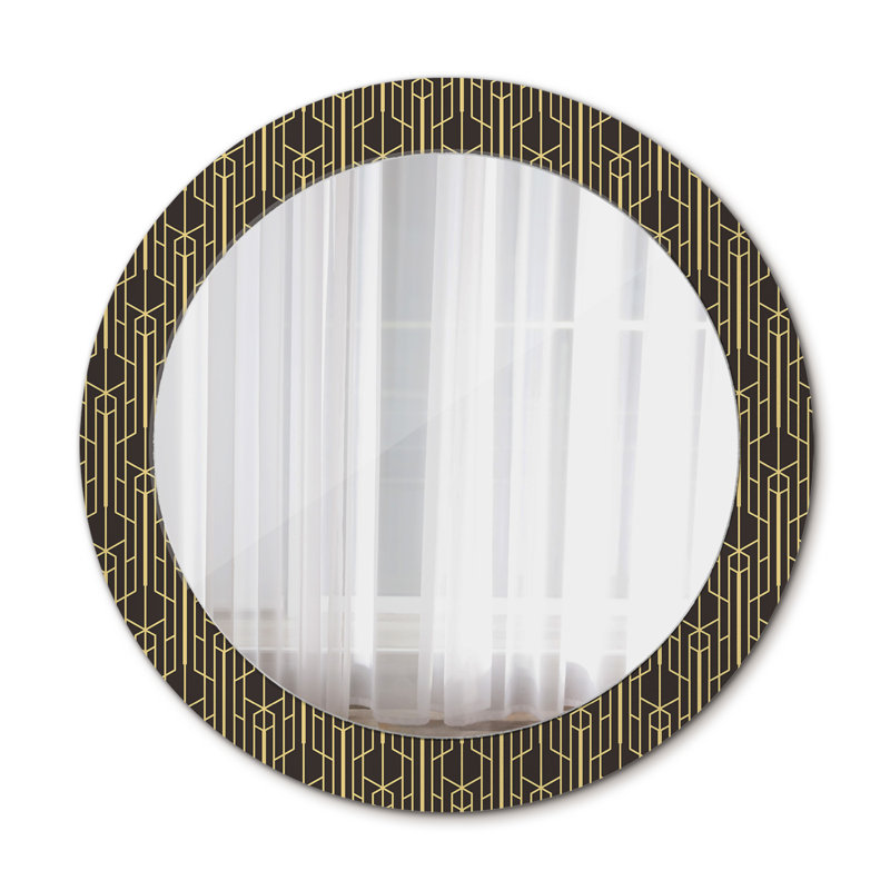 Huldar Glass Flat Wall Mirror, 70cm H x 70cm W