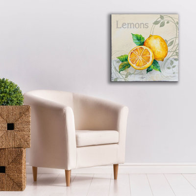 «Tutti Fruiti Lemon» par Jean Plout, art mural sur toile
