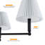 Costa Wrought Iron 4-Light Chandelier-931061353