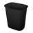 Sterilite Rectangular Wastebasket 9 Gallon Open Top Trash Bin, 24 Pack, Black-115280875