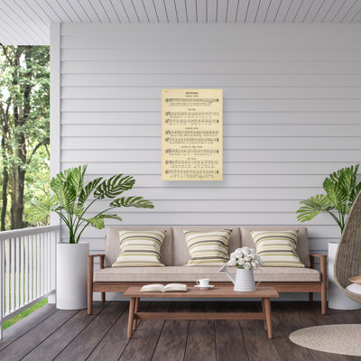 Marcus Jules, notes de musique sur toile