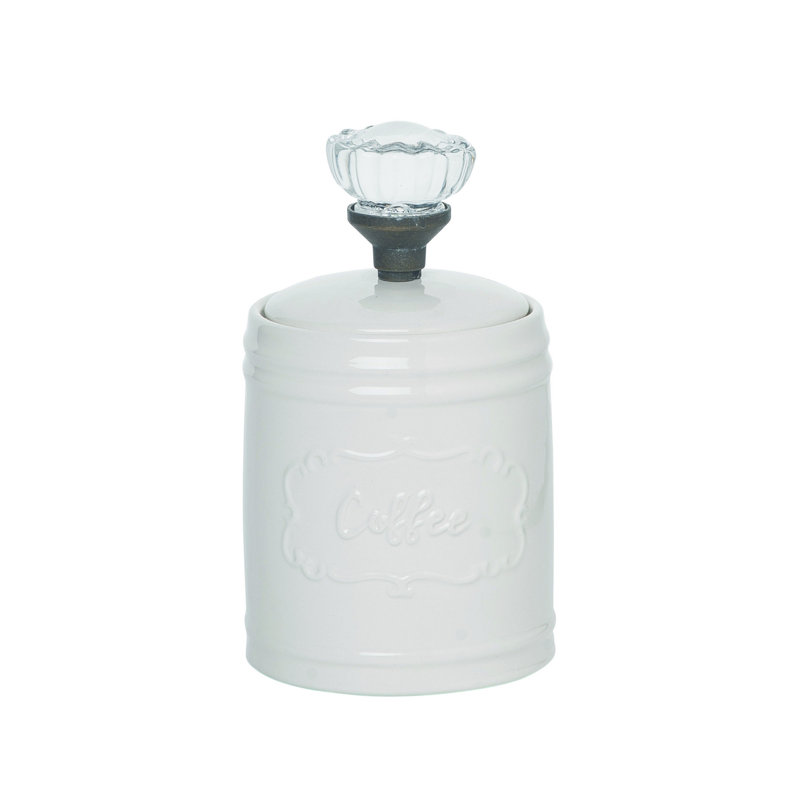 Ceramic / Porcelain Coffee, Tea & Sugar Jar Canister - Set of 1