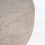 Outdoor and Indoor End Table with Elegant Travertine Finish,No assembly