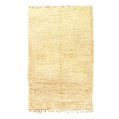 Tapis ivoire marocain 5 pi 2 po x 8 pi 1 po