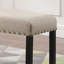 Dining Bench With Nailhead Trim-1908060329