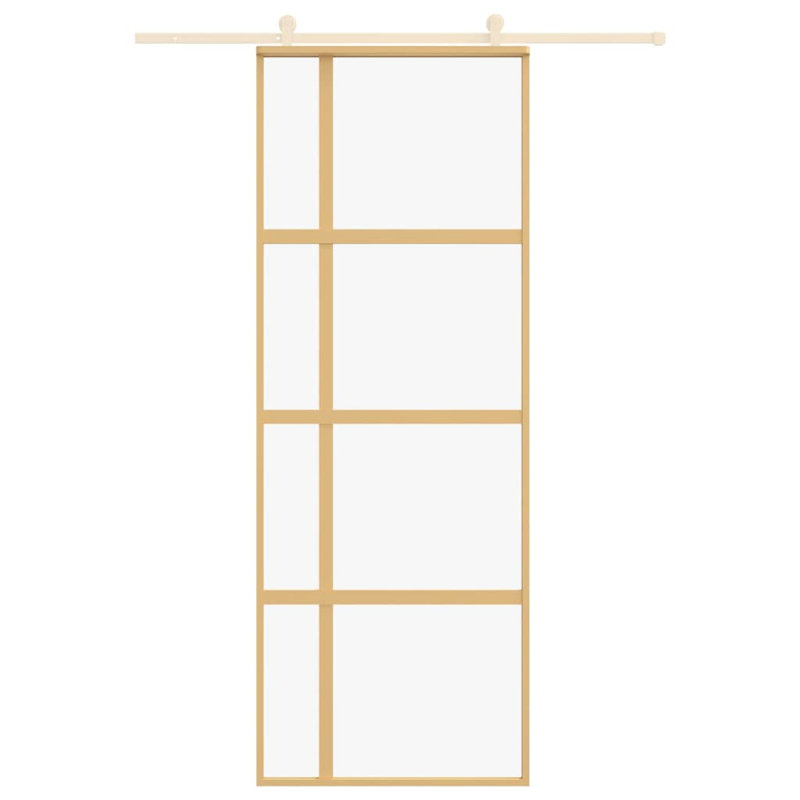 Huftalen Sliding Door, Gold, 76cm W x 205cm H