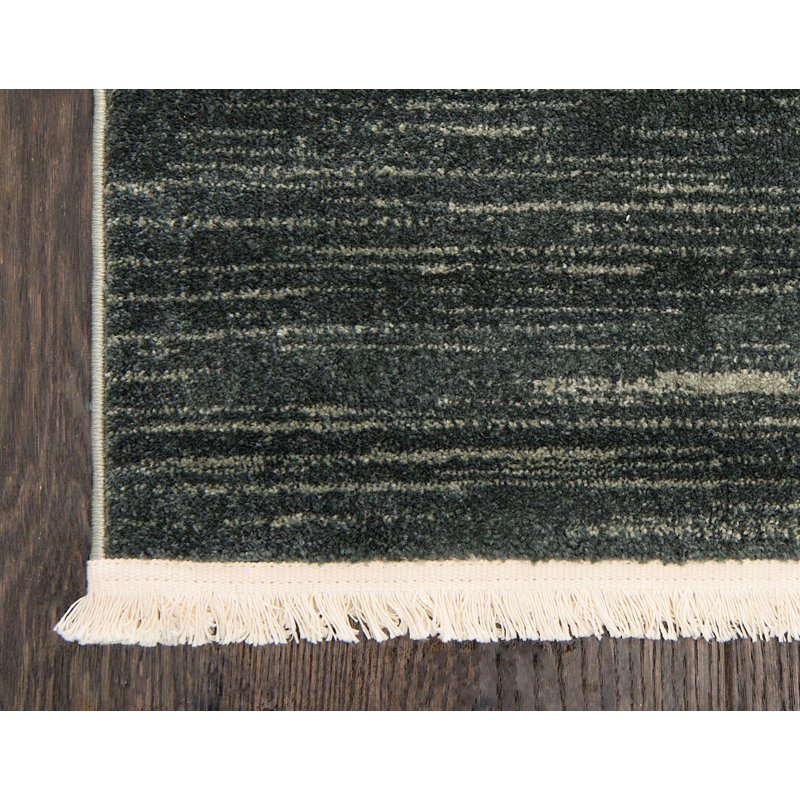 Tapis à motif géométrique bleu / rouge / beige, Tapis de couloir 2 pi 7 po x 10 pi