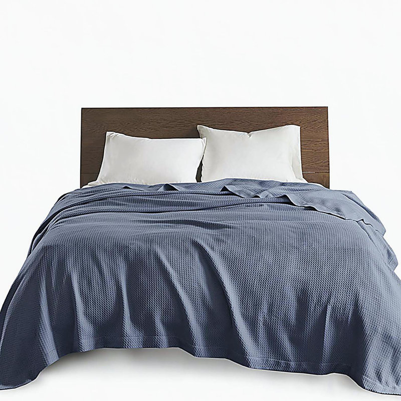 Couverture, Bleu, Lit simple