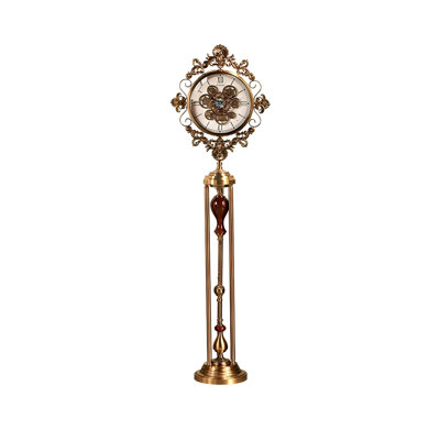 Horloge de luxe or
