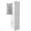 Armoire de rangement pour salle de bain avec portes, tiroir et tablette réglable pour une organisation et une efficacité accrues de l'espace-522324622
