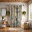 Rideau de douche standard 1 pièce Feline Toile Prints-2102872542