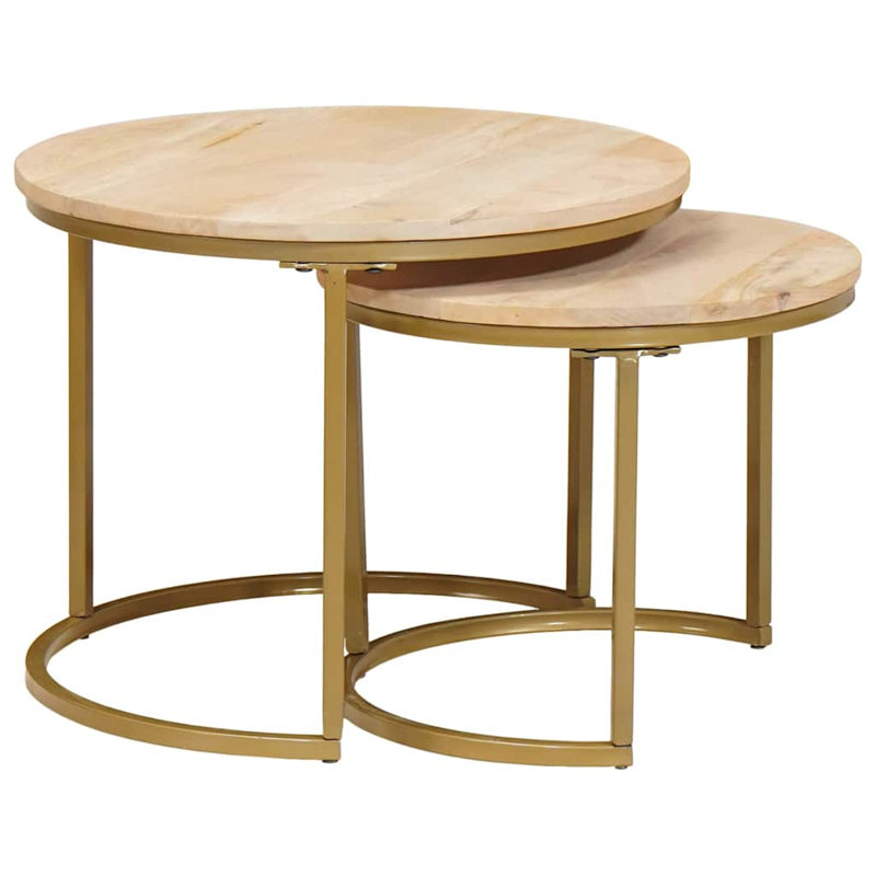 Tavarese Coffee Table, Brown, Gold