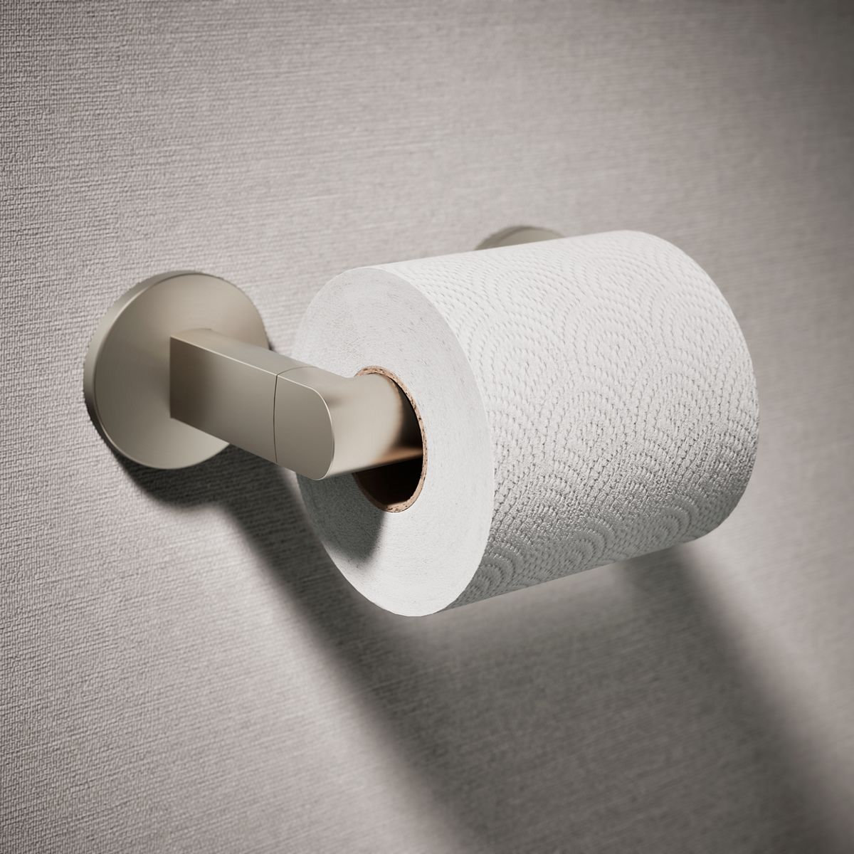 Components Pivoting Toilet Paper Holder, Brushed Nickel