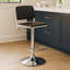 Sallisaw Swivel Upholstered Adjustable Height Counter Stool with Metal Frame-1462490353