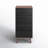 Arnst 36.6'' H 4-Drawer Black Dresser with foldable drawers