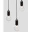 3 - Light Black Bulb Pendant