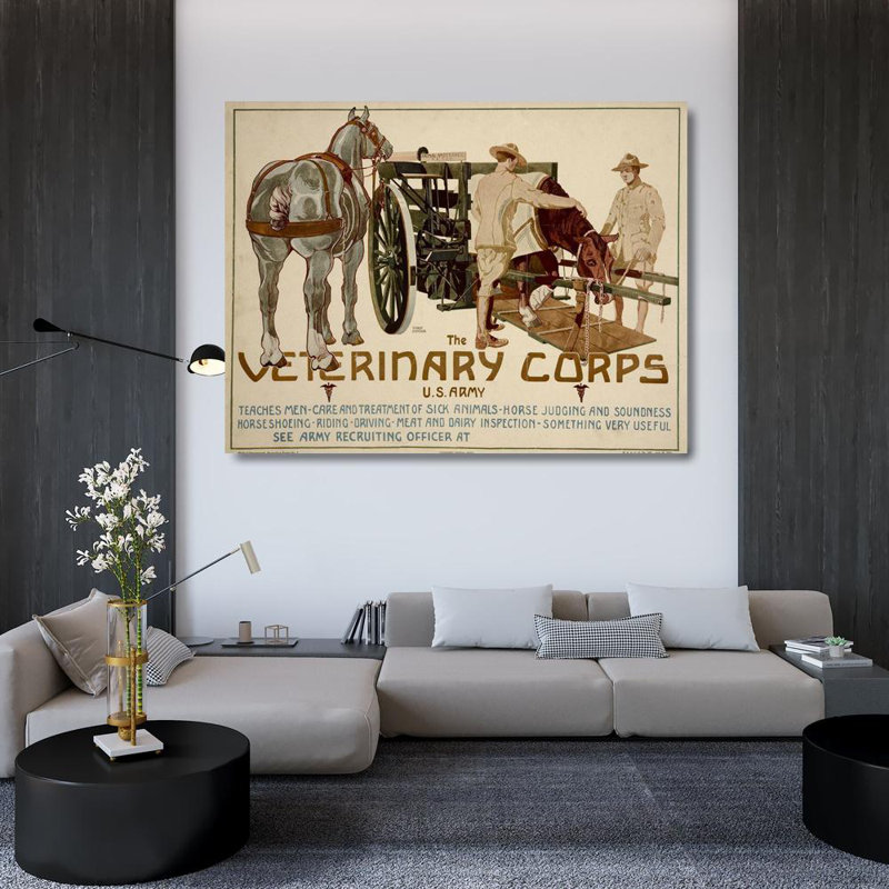 Art sur toile de la collection Darby Home Co, collection Apple Vintage, VINAPP130103, H 36 po x l 46 po