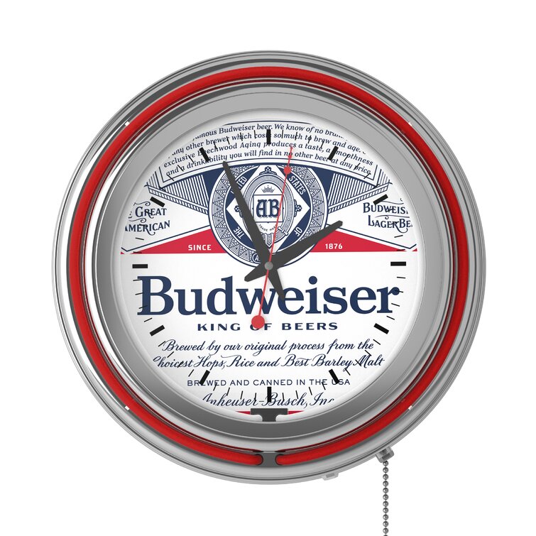 Budweiser 12" Wall Clock