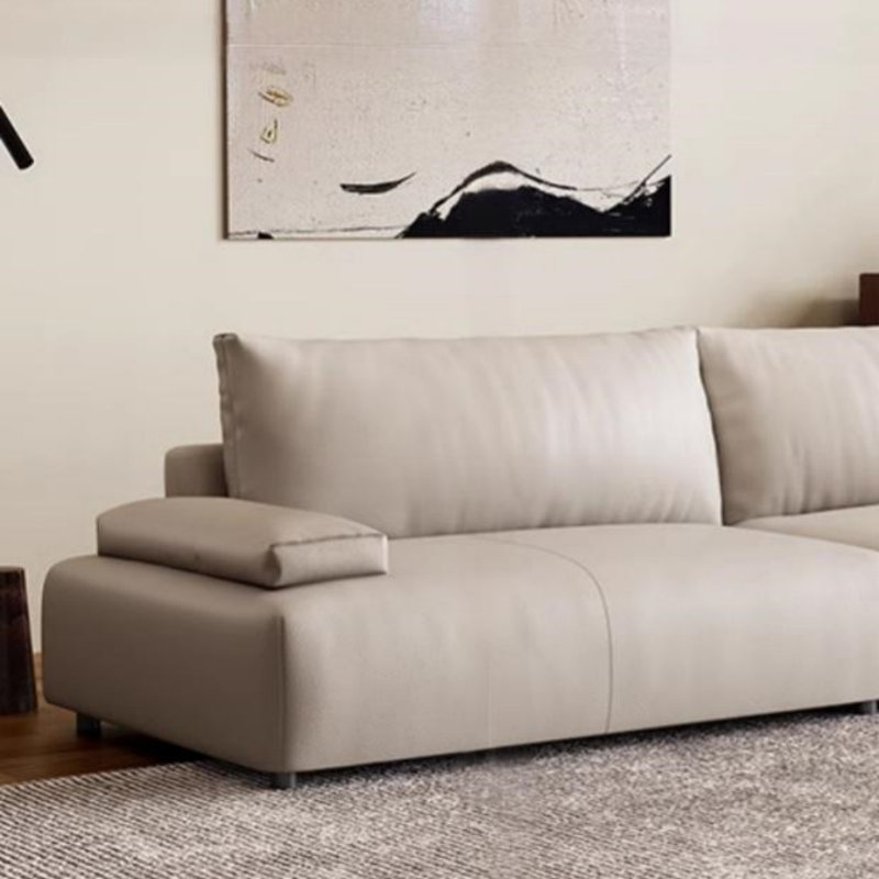 Simple Tofu-Block Sofa, White